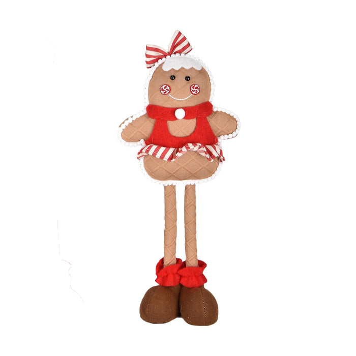 Mrs. Candy Cheeks Gingerbread Man with telescope leg