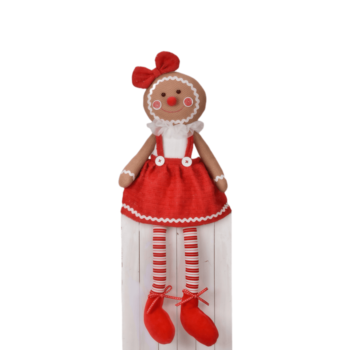 58cm Mrs. Gingerbread w/ Dangling Leg