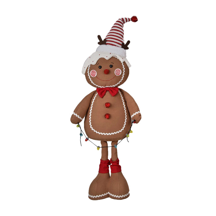 Huge Gingerbread man Plush Toy Christmas Decorations