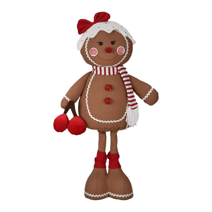 Huge Gingerbread man Plush Toy Christmas Decorations