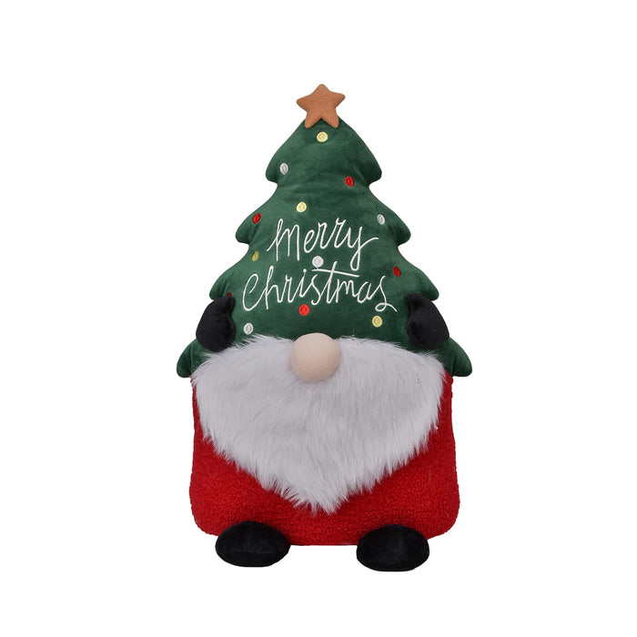 Gnome Cushion with Tree on Head