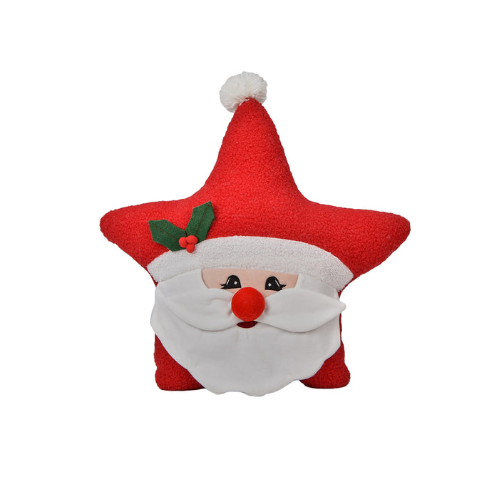 Star Shaped Santa Cushion