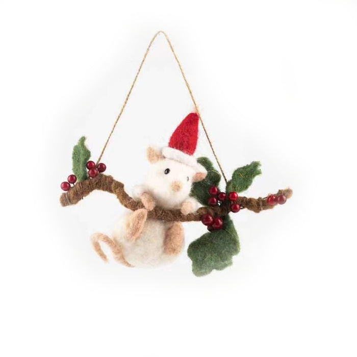 Felt Hanging Mice