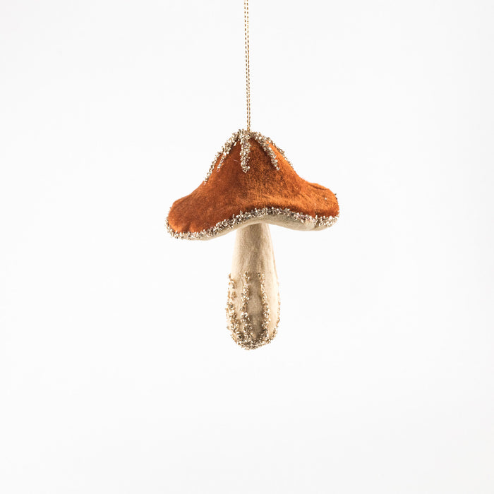 Rust Velvet Hanging Mushroom