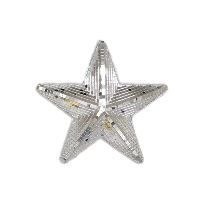 13cm Disco Mirror Ball Hanging Star