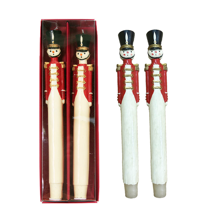 Nutcracker Dinner Candle Set of 2