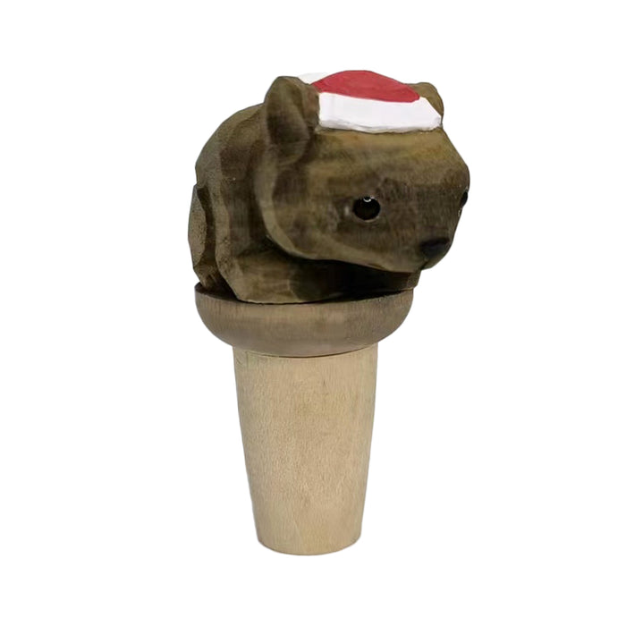 our beautifully handcrafted wood Australia animal Wine Bottle Stopper.