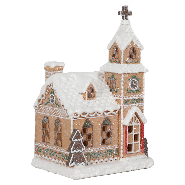 Gingerbread Village LED Gingerbread Church