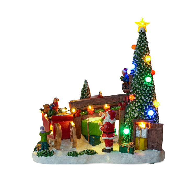 Xmas Village Santa's Gift Loading