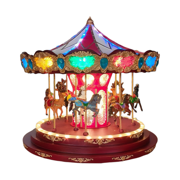 44cm Xmas Carnival Carousel Large