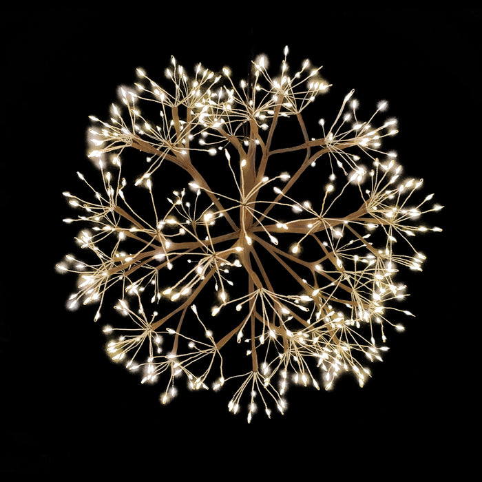 Twinkle Starburst Ball with 480 Warm & Cool LED Light