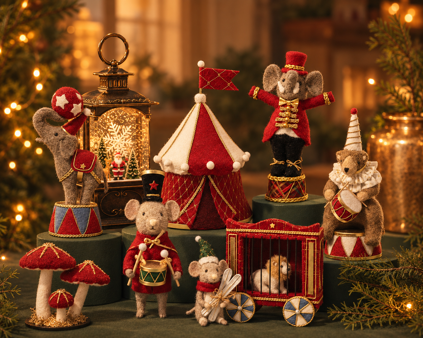 Felt Cirque Christmas collection