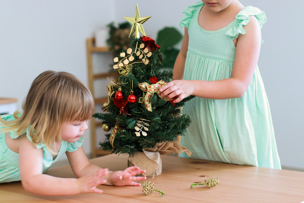 Mini Christmas Tree with Decoration Package