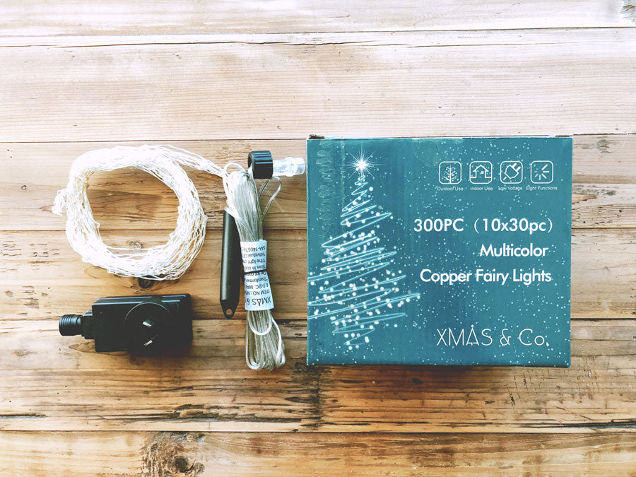 300PC (10x30pc) Multicolor Copper Fairy Lights