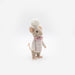 Felt chef mouse in white jacket and hat – right angle