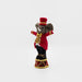 Felt circus elephant ringmaster on drum – left angle