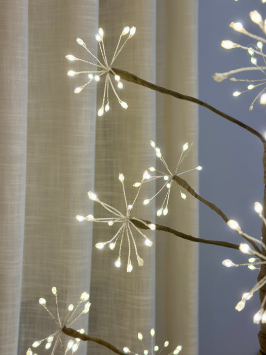 Twinkle Starburst Tree with Warm White LED Light 150CM