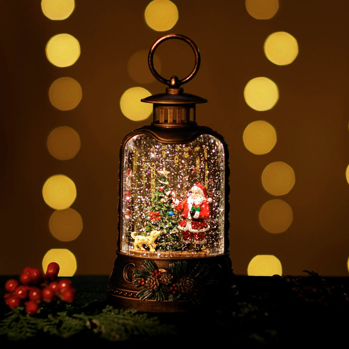 Luzern Lantern w/ Santa