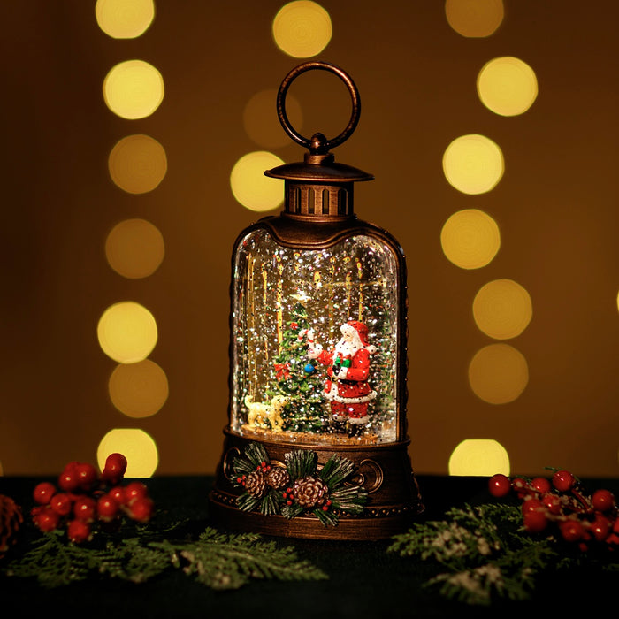 Luzern Lantern w/ Santa