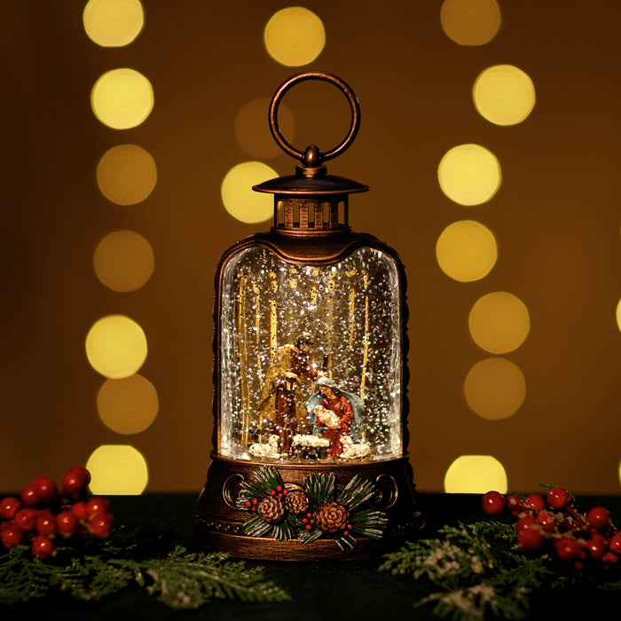Luzern Lantern w/ Nativity