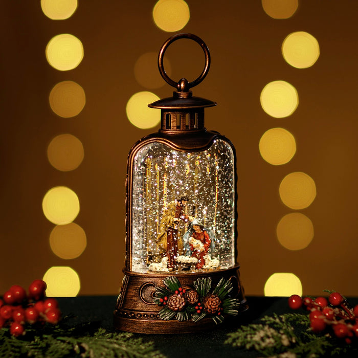 Luzern Lantern w/ Nativity