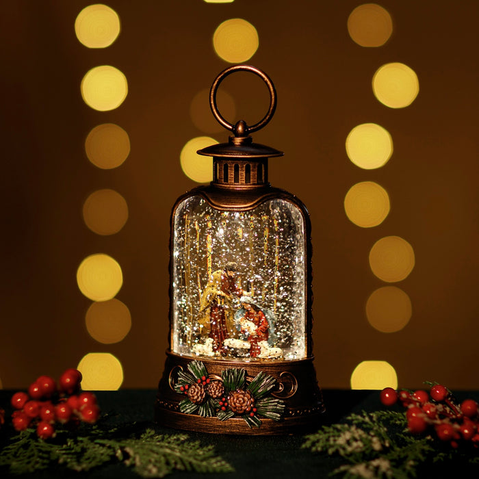 Luzern Lantern w/ Nativity