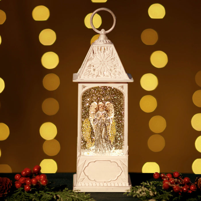 Snowing Snowflake Malta Lantern w/ Angle