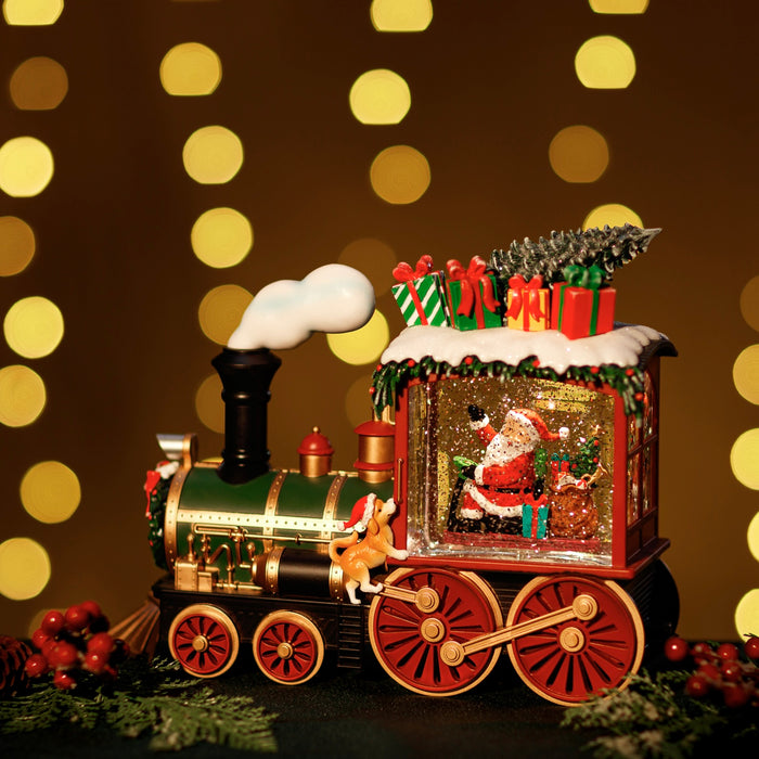 Snowing Train w/ Gifts