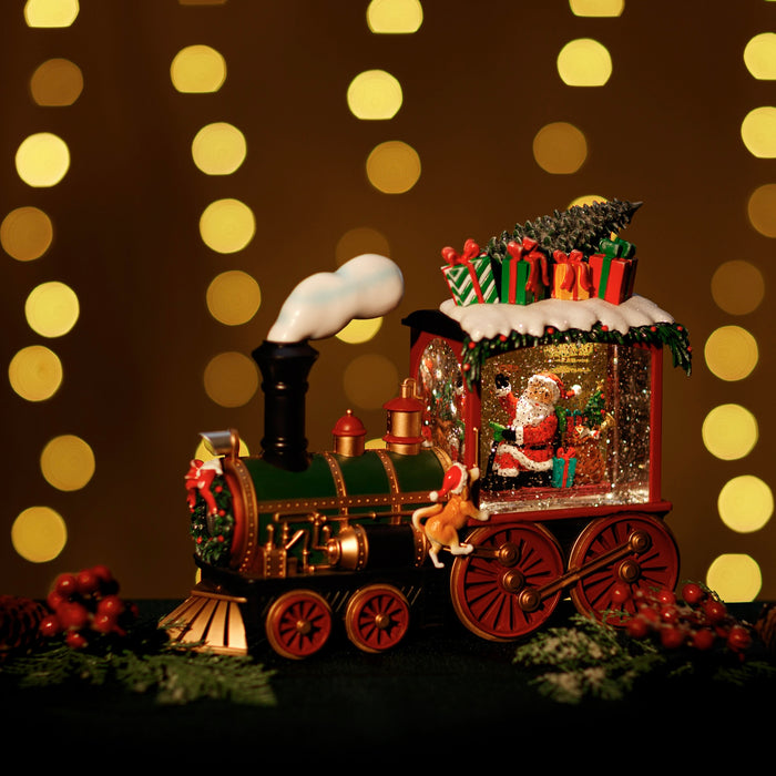 Snowing Train w/ Gifts