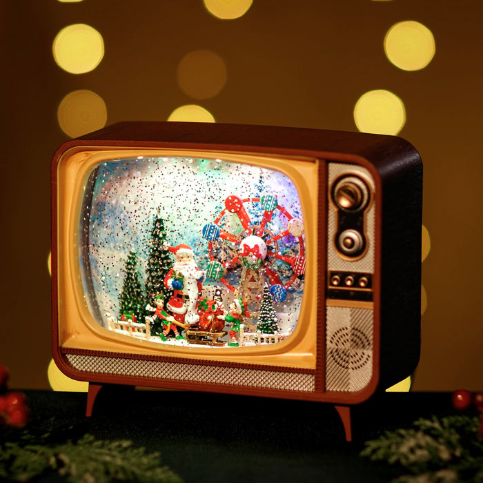 Snowing TV w/ Ferris Wheel