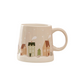 Winter village ceramic mug – cream