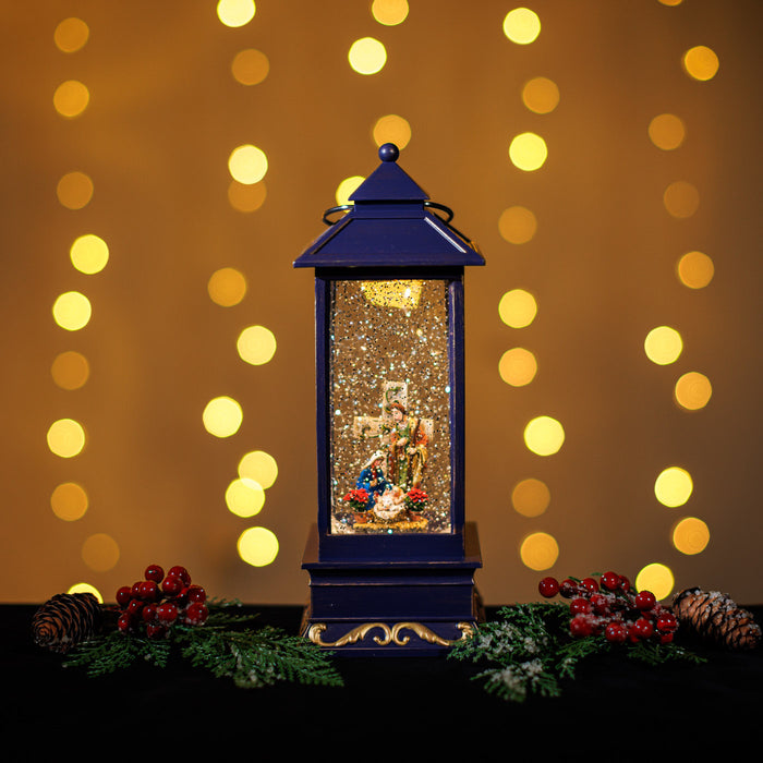 Snowing Malta Lantern w/ A Night in Bethlehem