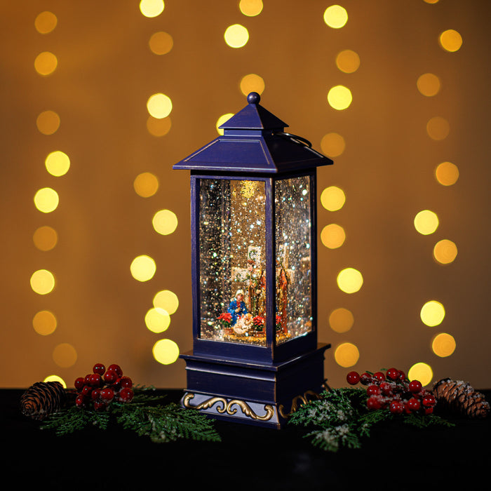 Snowing Malta Lantern w/ A Night in Bethlehem