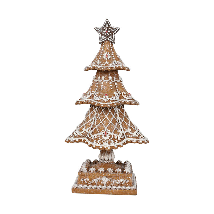 Gingerbread Tired Tree 25cm