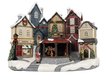 Animated Christmas village carousel – front view