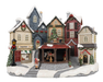 Animated Christmas village carousel – alternate front view