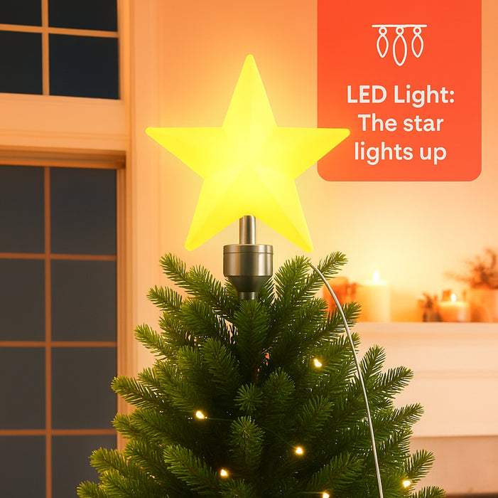 Tree Top Star w/ Rotating Sleight