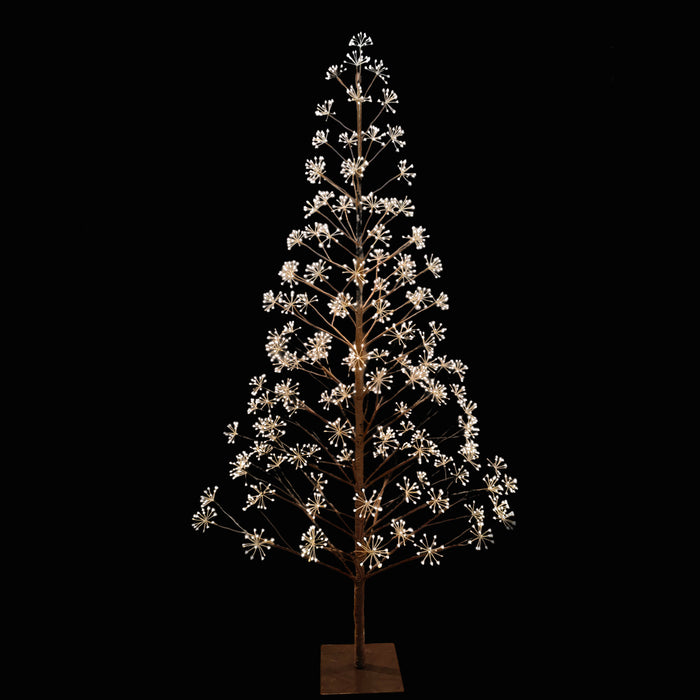 2.7m Twinkle Starburst Tree with Warm White LED Light