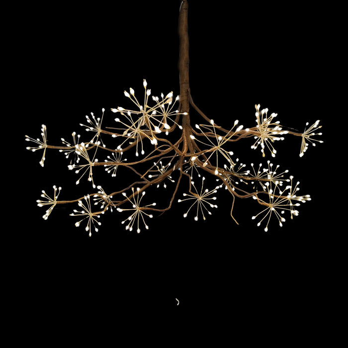 90cm Twinkle Starburst Branch with 390 Warm White LED Light
