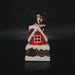 Snowing Petite Chimney with Santa illuminated Christmas decoration video