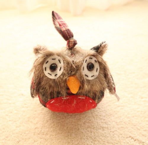 Christmas Owl Door Stopper