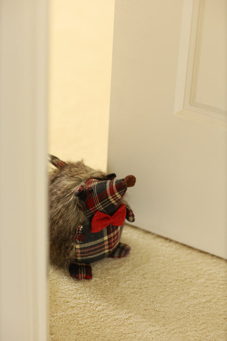 Christmas Hedgehog Door Stopper