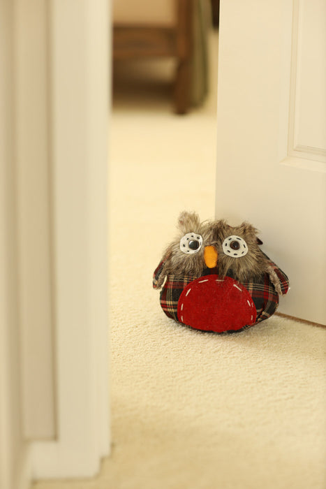 Christmas Owl Door Stopper